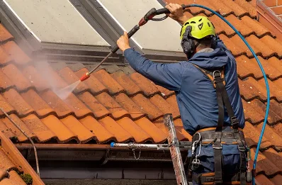 Démoussage et hydrofuge de toiture à Rongères